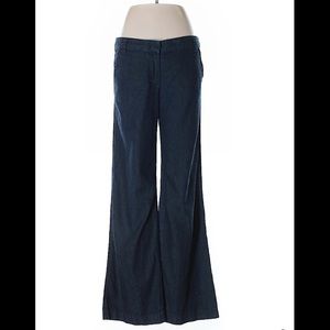 J. Crew wide leg trouser jeans